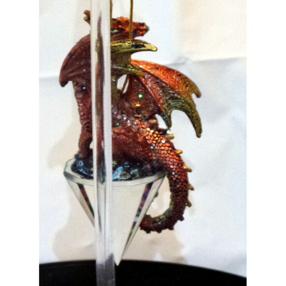 Diamond Dragon 2019 Gothic Holiday Christmas Ornament - Picture 6 of 11